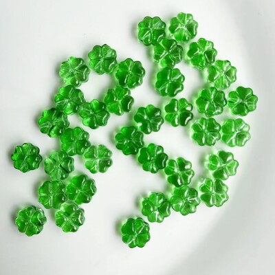 20 buc/lot 10 mm mărgele distanțare de flori de cristal ceh în lampă de trifoi margele libere pentru bricolaj, colier, bijuterii, accesorii de furnizare