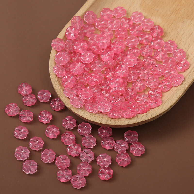 20 buc/lot 10 mm mărgele distanțare de flori de cristal ceh în lampă de trifoi margele libere pentru bricolaj, colier, bijuterii, accesorii de furnizare