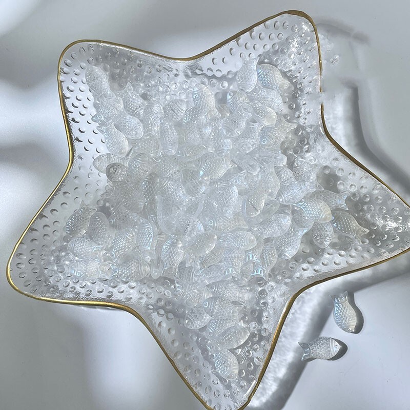 20vnt 15x8mm mažos žuvelės formos rankų darbo spalvingi šviestuvų stiklo karoliukai papuošalams gaminti pasidaryk pats auskarai apyrankės karoliai