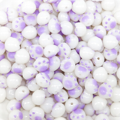 20 buc. margele acrilice labe de pisică Kawaii de 11 mm margele distanțiere cu gheare de desene animate pentru realizarea de bijuterii, colier, accesoriu de artizanat lucrat manual