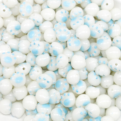 20 buc. margele acrilice labe de pisică Kawaii de 11 mm margele distanțiere cu gheare de desene animate pentru realizarea de bijuterii, colier, accesoriu de artizanat lucrat manual