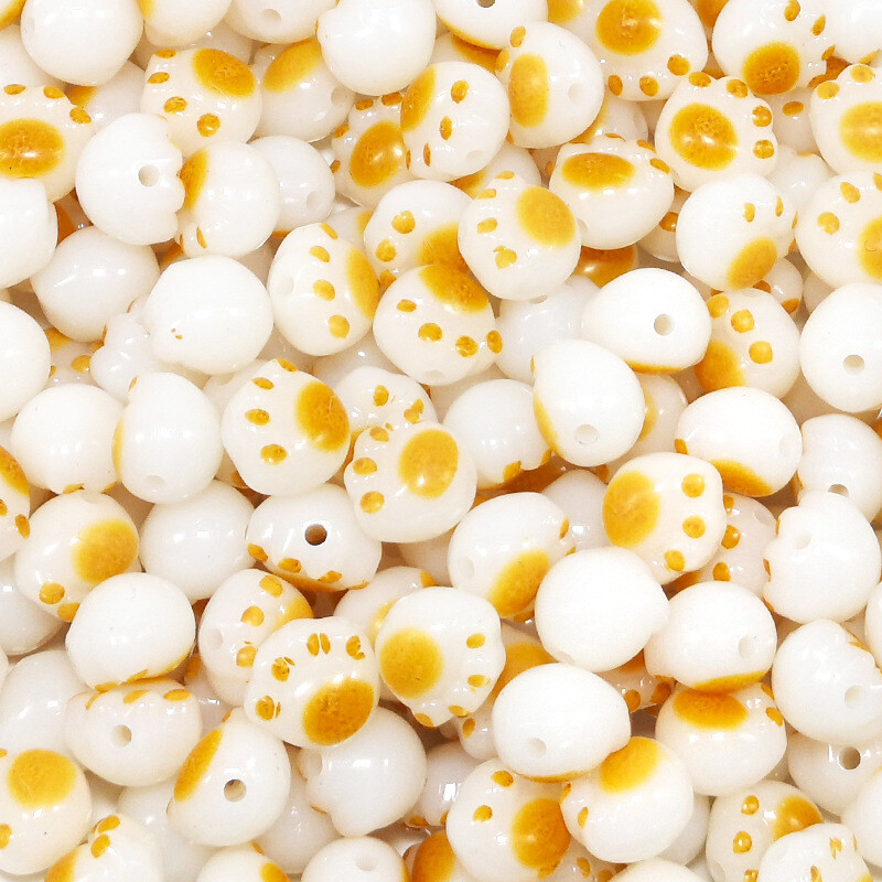 20 buc. margele acrilice labe de pisică Kawaii de 11 mm margele distanțiere cu gheare de desene animate pentru realizarea de bijuterii, colier, accesoriu de artizanat lucrat manual