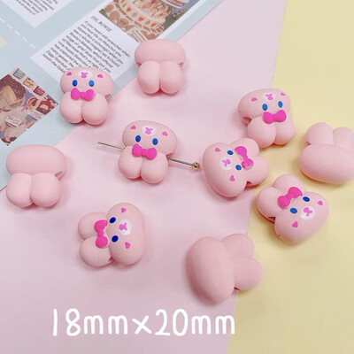 5 buc. Mărgele acrilice de culoare AB, urs, iepure, stele, mărgele libere din rășină, pentru fabricarea bricolajului, bratari, breloc, accesorii pentru breloc