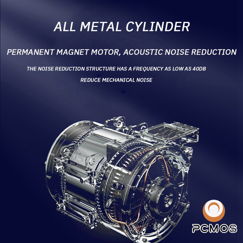 Pompă gonflabilă PCMOS, portabil, portabil, încărcare fără fir, afișaj digital, multifuncțional pentru anvelope pentru mașină