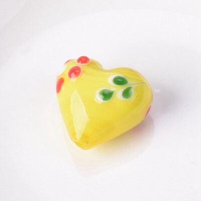 10 vnt 16x14 mm širdies formos raštai, rankų darbo šviestuvai, stikliniai palaidi karoliukai, skirti „pasidaryk pats“ amatams papuošalų kūrimo išvados