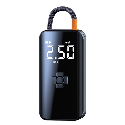 Pompă de aer pentru mașină reîncărcabilă LEIBOO, portabil, compresor automat pentru pneuri, pentru motocicletă, bicicletă, baschet, gonflabil