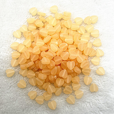 100 bucăți 8 mm transparente AB Charms în formă de inimă margele acrilice margele distanțare libere pentru realizarea de bijuterii brățară manuală