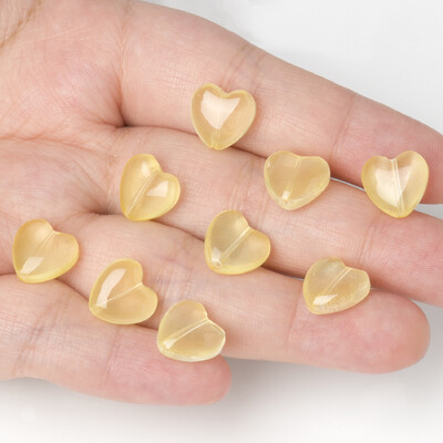 20vnt Love Heart Lampwork Stikliniai karoliukai Daugiaspalviai Čekijos krištoliniai palaidi karoliukai papuošalams Rankų darbo „Pasidaryk pats“ papuošalų aksesuarai