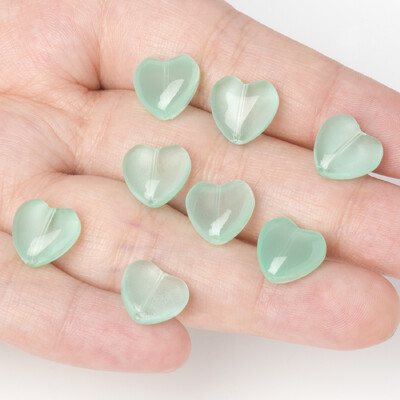 20vnt Love Heart Lampwork Stikliniai karoliukai Daugiaspalviai Čekijos krištoliniai palaidi karoliukai papuošalams Rankų darbo „Pasidaryk pats“ papuošalų aksesuarai