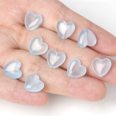 20vnt Love Heart Lampwork Stikliniai karoliukai Daugiaspalviai Čekijos krištoliniai palaidi karoliukai papuošalams Rankų darbo „Pasidaryk pats“ papuošalų aksesuarai