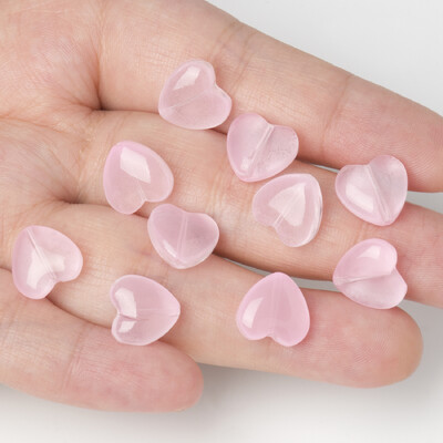 20vnt Love Heart Lampwork Stikliniai karoliukai Daugiaspalviai Čekijos krištoliniai palaidi karoliukai papuošalams Rankų darbo „Pasidaryk pats“ papuošalų aksesuarai