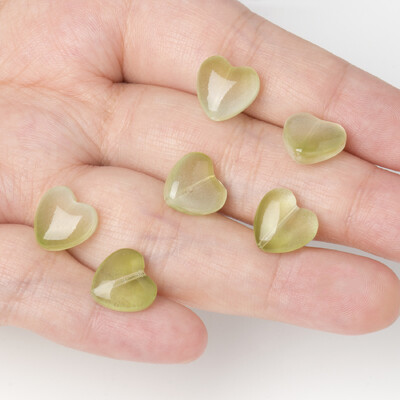 20vnt Love Heart Lampwork Stikliniai karoliukai Daugiaspalviai Čekijos krištoliniai palaidi karoliukai papuošalams Rankų darbo „Pasidaryk pats“ papuošalų aksesuarai