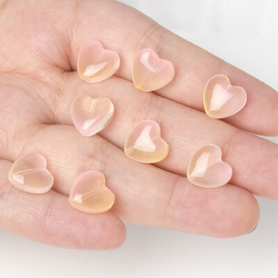 20vnt Love Heart Lampwork Stikliniai karoliukai Daugiaspalviai Čekijos krištoliniai palaidi karoliukai papuošalams Rankų darbo „Pasidaryk pats“ papuošalų aksesuarai