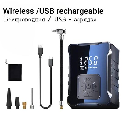 150PSI 12V kuglice za gume za automobile i čamce, bežični AUTO kompresor za zrak, električna pumpa za napuhavanje guma za motocikl, bicikl, čamac