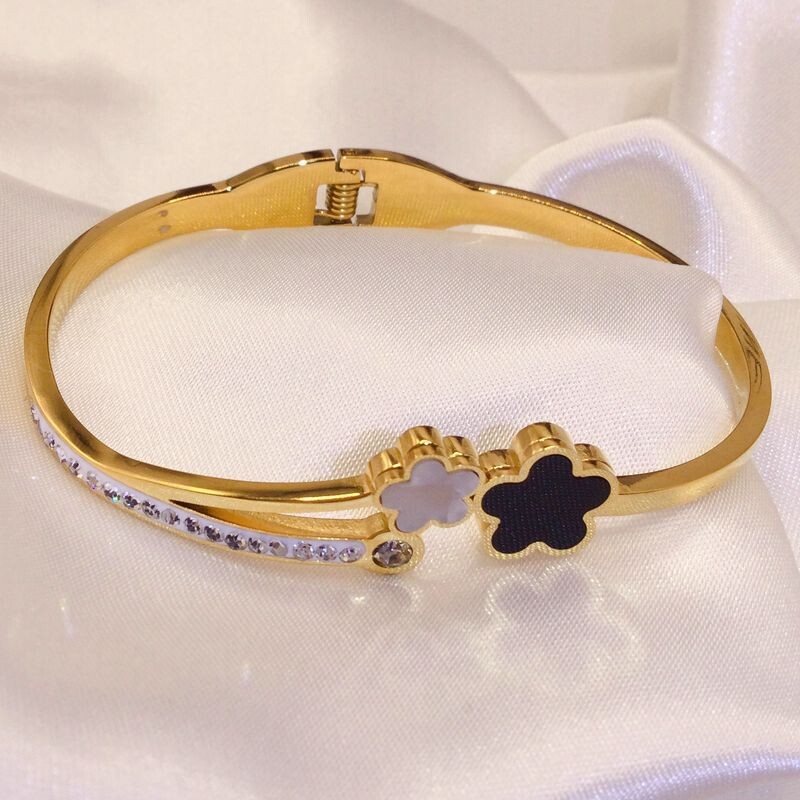 New Fashion titán acél Pentagram karkötő, női személyre szabott egyszerű rozsdamentes acél karkötő