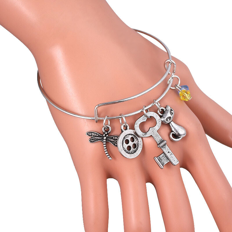 Anime Coraline & the Secret Door Apyrankės Pakabukas Coraline Emaline Pakabukas Cosplay Fan Dovanos Vyrams Moterų Kuprinės Papuošalai