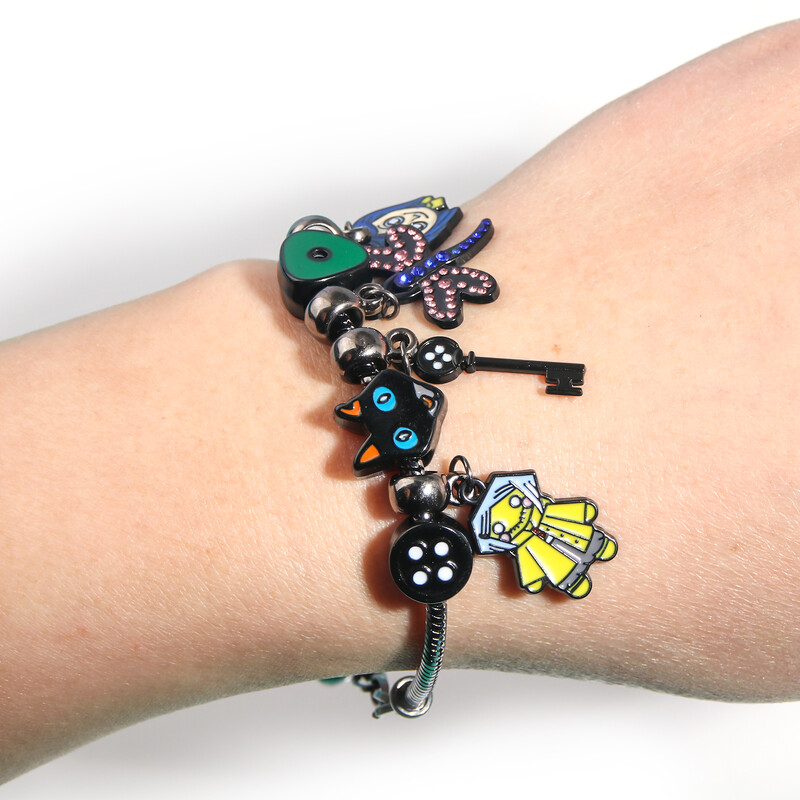 Anime Coraline & the Secret Door Apyrankės Pakabukas Coraline Emaline Pakabukas Cosplay Fan Dovanos Vyrams Moterų Kuprinės Papuošalai