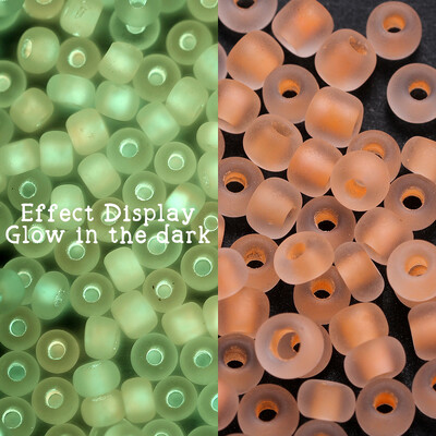 600 bucăți 3mm margele de semințe de sticlă luminoase care strălucesc în întuneric margele distanțare libere pentru bijuterii DIY marcare colier accesorii brățări
