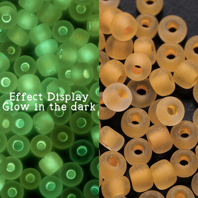 600 bucăți 3mm margele de semințe de sticlă luminoase care strălucesc în întuneric margele distanțare libere pentru bijuterii DIY marcare colier accesorii brățări