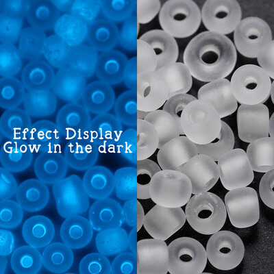 600 bucăți 3mm margele de semințe de sticlă luminoase care strălucesc în întuneric margele distanțare libere pentru bijuterii DIY marcare colier accesorii brățări