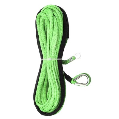 1/4''x50' Náhradné syntetické lano pre navijak, ťažné lano pre nákladné vozidlá, lode a iné vozidlá, núdzové náhradné diely pre autá a vonkajšie príslušenstvo.