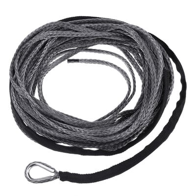 1/4''x50' Náhradné syntetické lano pre navijak, ťažné lano pre nákladné vozidlá, lode a iné vozidlá, núdzové náhradné diely pre autá a vonkajšie príslušenstvo.