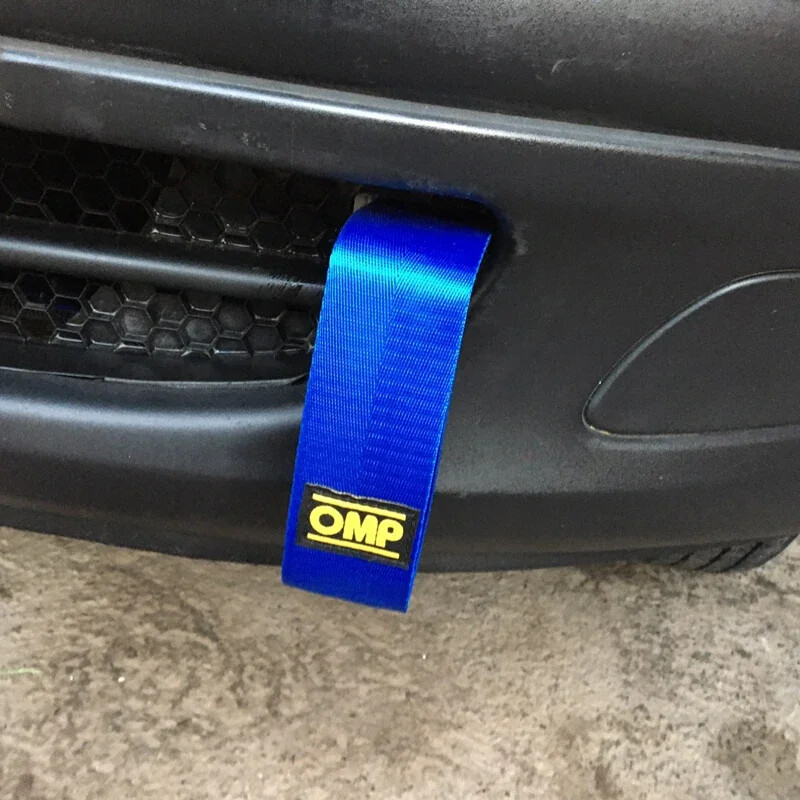 Cureaua universală de remorcare din nailon de înaltă rezistență Frânghii universale de remorcare pentru curse de mașini Frânghii pentru remorcă auto Bara de protecție Cureaua de remorcare