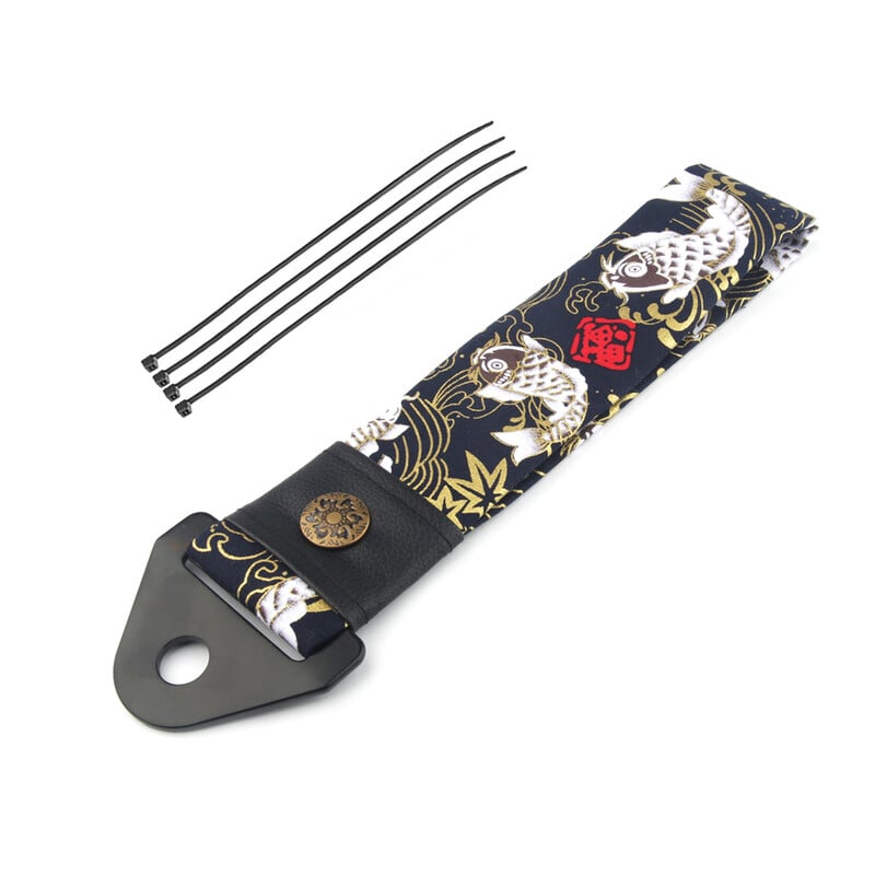 25 cm sakabes siksna, universāla sacīkšu Katana automašīnas vilkšanas siksna/vilkšanas troses/āķis/vilkšanas stieņi bez skrūvēm un uzgriežņiem