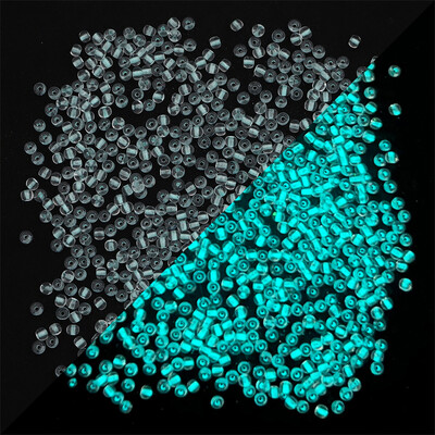 2 3 4 мм стъклени светещи мъниста, светещи през нощта Мъниста със семена Кръгли дистанционни мъниста за Направи си сам ръчно изработени аксесоари за изработка на бижута