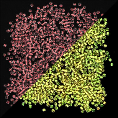 2 3 4 мм стъклени светещи мъниста, светещи през нощта Мъниста със семена Кръгли дистанционни мъниста за Направи си сам ръчно изработени аксесоари за изработка на бижута