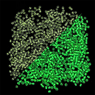 2 3 4 мм стъклени светещи мъниста, светещи през нощта Мъниста със семена Кръгли дистанционни мъниста за Направи си сам ръчно изработени аксесоари за изработка на бижута