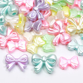 50 vnt Spalvingi Blizgantys Peteliškės Karoliukai Peteliškės tarpiklis Akrilo karoliukai papuošalams Gaminti pasidaryk pats Apyrankės Kaklo papuošalas Auskarai Rankdarbiai