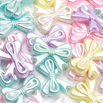 50 vnt Spalvingi Blizgantys Peteliškės Karoliukai Peteliškės tarpiklis Akrilo karoliukai papuošalams Gaminti pasidaryk pats Apyrankės Kaklo papuošalas Auskarai Rankdarbiai