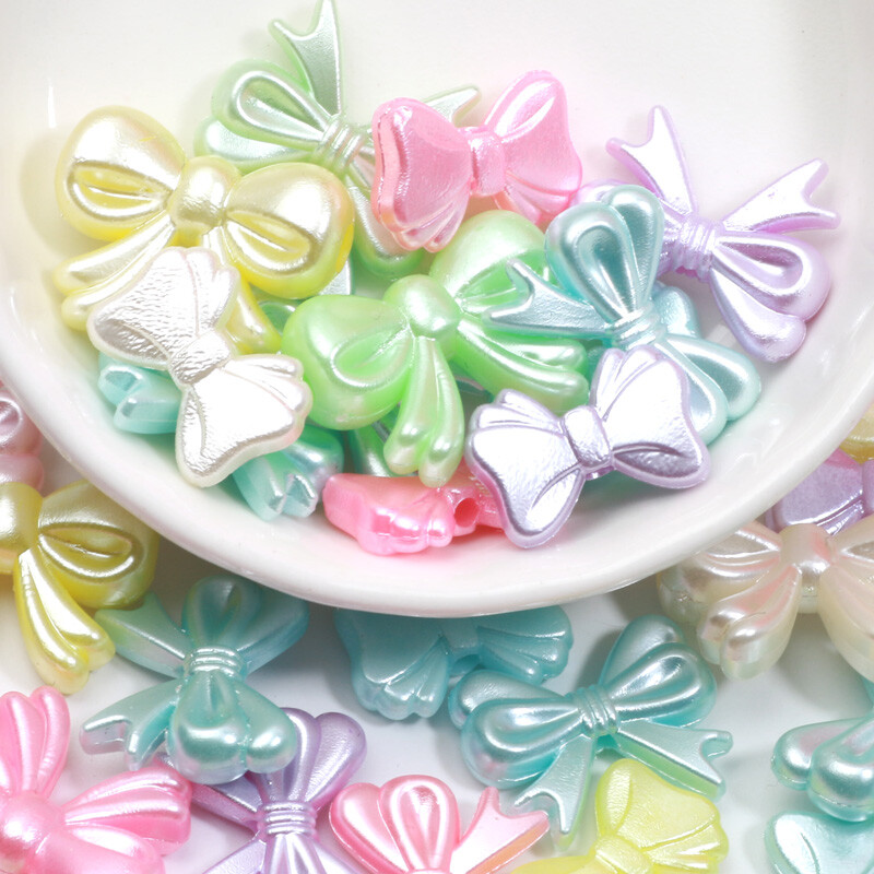 50 vnt Spalvingi Blizgantys Peteliškės Karoliukai Peteliškės tarpiklis Akrilo karoliukai papuošalams Gaminti pasidaryk pats Apyrankės Kaklo papuošalas Auskarai Rankdarbiai