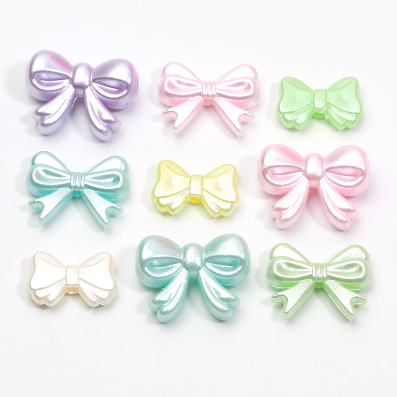 50 vnt Spalvingi Blizgantys Peteliškės Karoliukai Peteliškės tarpiklis Akrilo karoliukai papuošalams Gaminti pasidaryk pats Apyrankės Kaklo papuošalas Auskarai Rankdarbiai