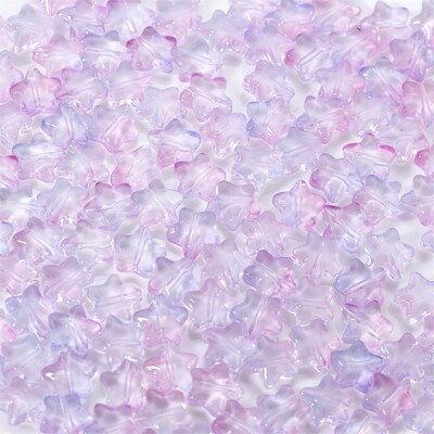 20/50 kom šarene zvjezdane perle u obliku srca staklene labave razmaknice za DIY naušnice ogrlice izrada nakita dodaci za ukosnice