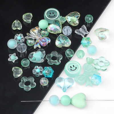 Για παιδιά DIY Mixing Vintage Baroque Ακρυλικές Χάντρες Στυλ Άνοιξη Χρώμα Χειροποίητο βραχιόλι κοσμήματα κατασκευής αξεσουάρ