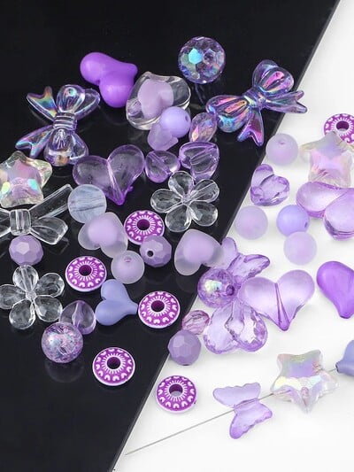 Για παιδιά DIY Mixing Vintage Baroque Ακρυλικές Χάντρες Στυλ Άνοιξη Χρώμα Χειροποίητο βραχιόλι κοσμήματα κατασκευής αξεσουάρ