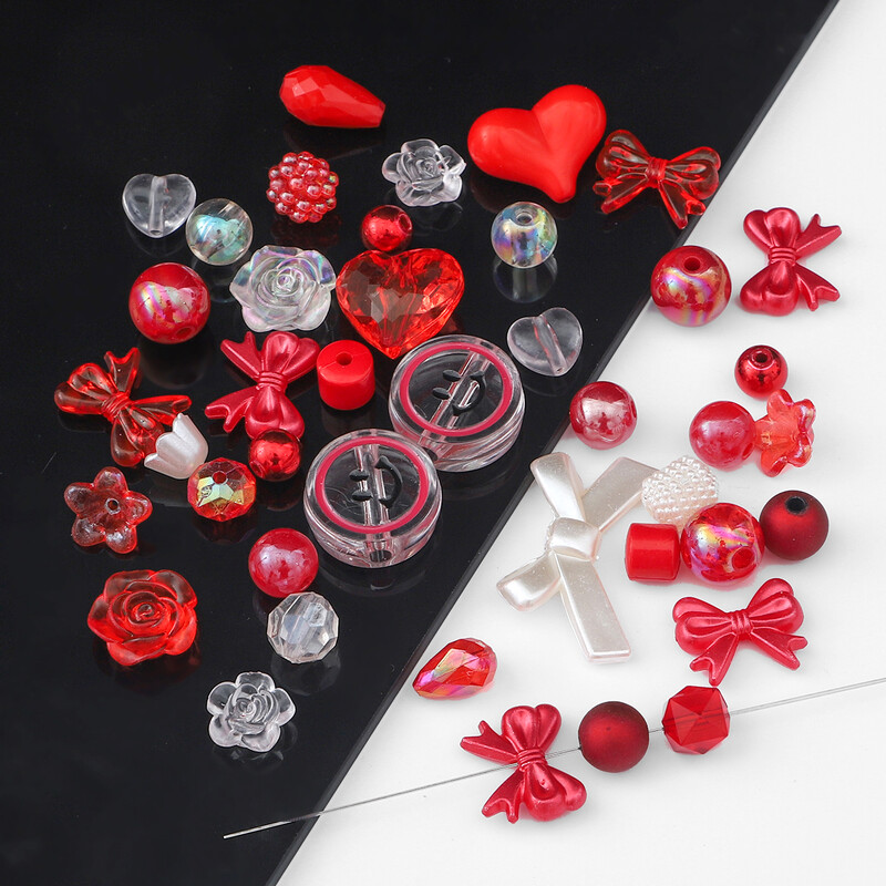 Για παιδιά DIY Mixing Vintage Baroque Ακρυλικές Χάντρες Στυλ Άνοιξη Χρώμα Χειροποίητο βραχιόλι κοσμήματα κατασκευής αξεσουάρ