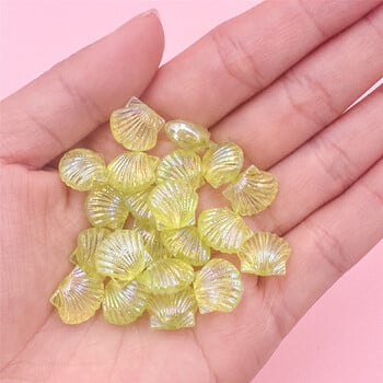 20 τμχ Ocean Style Shell Acrylic AB Color Beads Loose μενταγιόν Κοσμήματα DIY Χειροποίητα αξεσουάρ