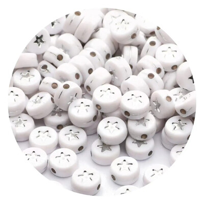 100/200/300/500 vnt. Zodiako žvaigždyno ženklo karoliukų žavesiai tarpiklis laisvi karoliukai papuošalams gaminti „pasidaryk pats“ apyrankių karolių priedai