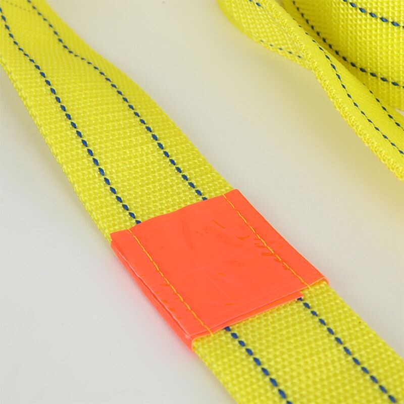 Automobilių vilkimo lyno diržai su kabliukais – 5 tonos 4 metrai (13,12 pėdos) didelio stiprumo avarinio vilkimo troso laidas, skirtas lengviesiems sunkvežimiams