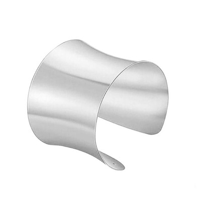 Arany/ezüst nyitott karkötő karkötő ékszer geometria állítható mandzsetta karkötő fényes felületű fém karkötő női