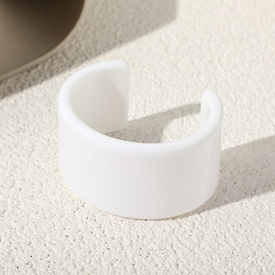 Μόδα Διαφανές Ακρυλική Ρητίνη Ανοιχτό βραχιόλι βραχιόλι για γυναίκες Γεωμετρικό κορεάτικο ρετρό φαρδύ βραχιόλι για κορίτσια Κοσμήματα χεριών Νέο