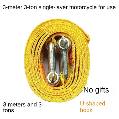 3M 3Tons automatinio vilkimo lyno transporto priemonės avarinio vilkimo diržas nailono lydinio plieno kablio priedai, skirti priekabai visureigiams 4x4 motociklams