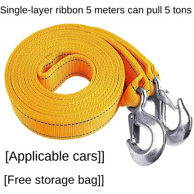 3M 3Tons automatinio vilkimo lyno transporto priemonės avarinio vilkimo diržas nailono lydinio plieno kablio priedai, skirti priekabai visureigiams 4x4 motociklams