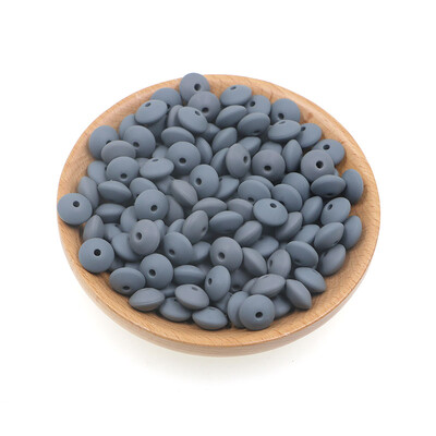 20 buc/lot 12mm margele de silicon de linte margele de distanțare libere de calitate alimentară DIY suzetă colier cu lanț de mărgele din silicon de abac