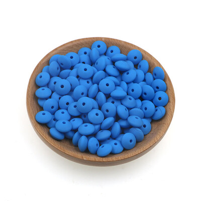 20 buc/lot 12mm margele de silicon de linte margele de distanțare libere de calitate alimentară DIY suzetă colier cu lanț de mărgele din silicon de abac