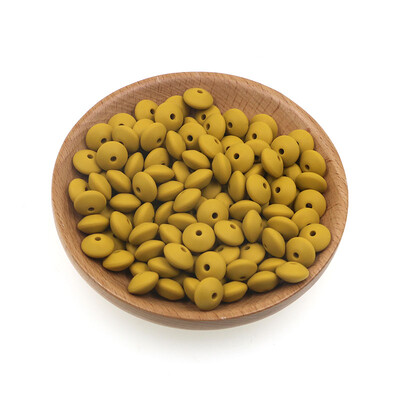 20 buc/lot 12mm margele de silicon de linte margele de distanțare libere de calitate alimentară DIY suzetă colier cu lanț de mărgele din silicon de abac