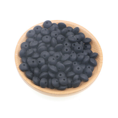 20 buc/lot 12mm margele de silicon de linte margele de distanțare libere de calitate alimentară DIY suzetă colier cu lanț de mărgele din silicon de abac